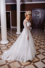 Fototapeta premium Charming bride wedding