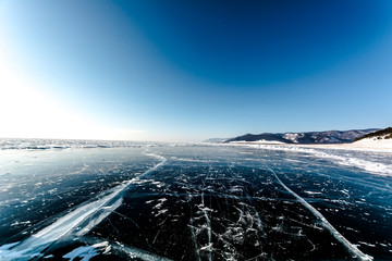 Lake Baikal, Near the village of the large Goloustnoye