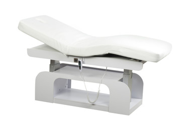 cosmetic armchair artificial leather electric folding drive wheel console frame headrest massage...