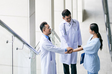 Fototapeta premium Supportive colleagues