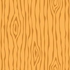 Wood grain texture. Seamless brown wooden pattern. Abstract background. Vector illustration