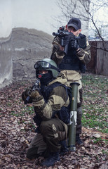 soldiers of the elite special purpose units