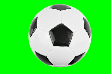 football ball with chrome key