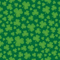 Acrylic prints For kids Three leaf clover seamless background 6