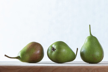 three pears