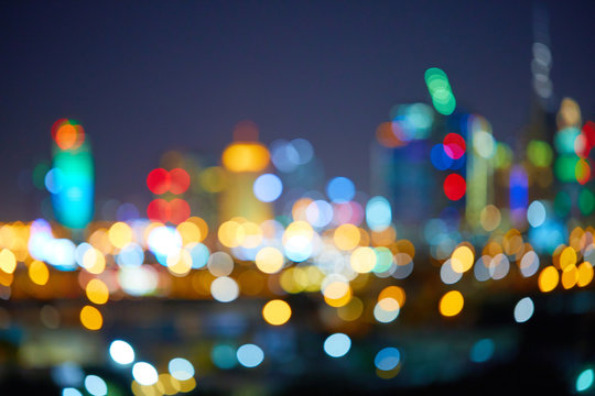 city lights night © photoniko