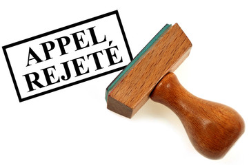 Tampon appel rejeté 
