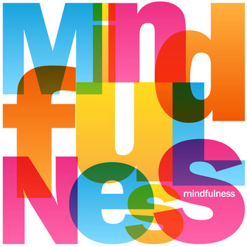 MINDFULNESS Vector Letters Icon