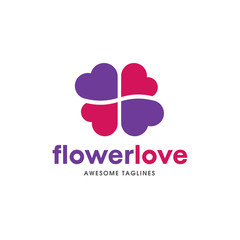 Heart color vector logo, flower Heart logo, love shape, love logo concept, Heart logo, Heart icon, Love, health or doctor and relations symbol, Heart vector logo, heart together icons