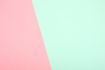 mint and pink paper