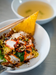Thai style noodle soup