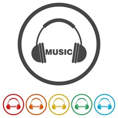 Headphones and Word Music, 6 Colors Included