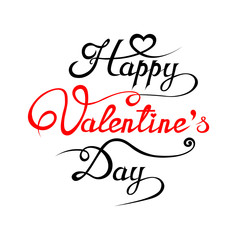 Happy Valentine's Day Hand Drawing Background