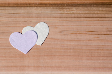 more hearts, to tell you I love you, on a wooden background. family, Valentine Day, Wedding Love Concept.