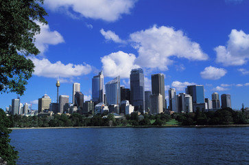 Sydney, Australie, le quartier  d'affaires