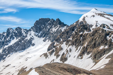 Fototapeta premium Mountain range. Caucasian reserve.