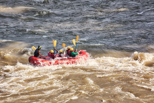 Rafting on River Trishuli, Nepal