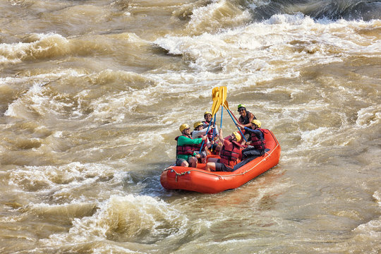Rafting on River Trishuli, Nepal