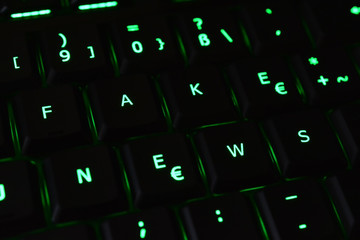 Fake News Computer Tastatur