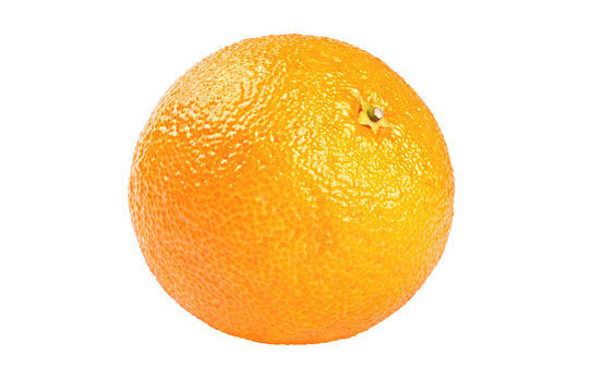 Mandarin citrus fruit isolated on white