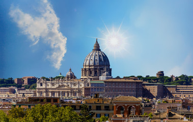 Fototapeta na wymiar Saint Peters and Vatican City