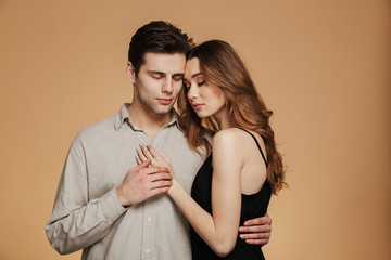 Portrait of a beautiful loving couple