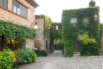 Medieval village of Peratallada in the heart of Costa Brava.