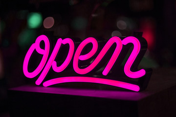 neon sign pink