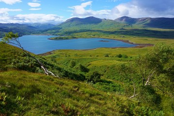 Fototapeta na wymiar Loch Spelve on the Isle of Mull