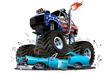 Vector Cartoon Monster Truck © Mechanik