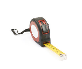Tape measure tool isolated