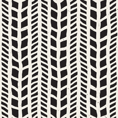 Simple ink geometric pattern. Monochrome black and white strokes background. Hand drawn ink texture for your design