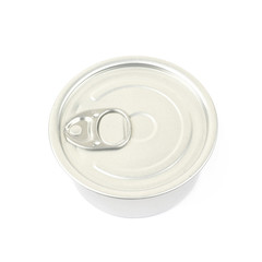 Metal tincan isolated
