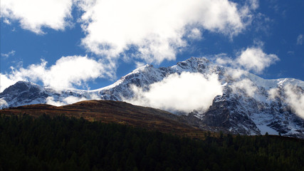 Ortler von Sulden mit Hintergrat