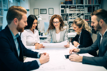 Business people conference in modern office