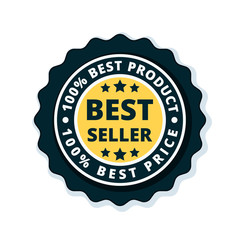 Best Seller label illustration