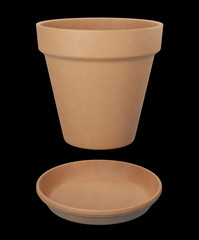 3D Terracotta Plant Pot
