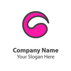 Abstract graphic icon, logo design template, symbol for company