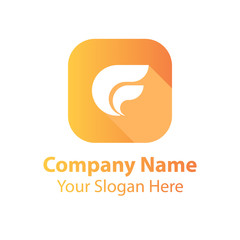 Abstract graphic icon, logo design template, symbol for company