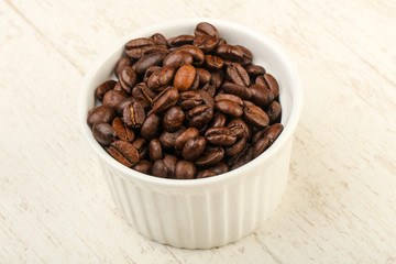 Roasted coffee beans
