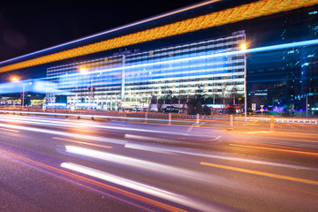 Obraz premium busy traffic in urban