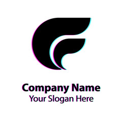 Abstract graphic icon, logo design template, symbol for company