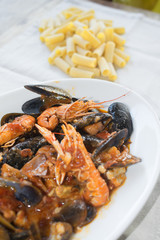 mixed seafood sauce for pasta
