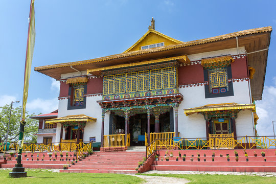 The Pemayangtsi Monastery near Pelling in the state of Sikkim, India.