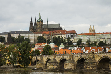 View of the Old Town of Prague. Czech Republic