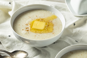 Homemade Healthy Creamy Wheat Farina Porridge