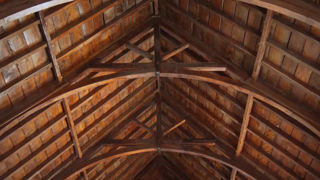 Ornate Trusswork of Holy Trinity Church in Nuwara Eliya