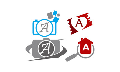 Logotype A Modern Template Set