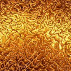 Liquid golden abstract background