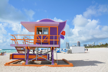 Lifeguard tower Miami Beach